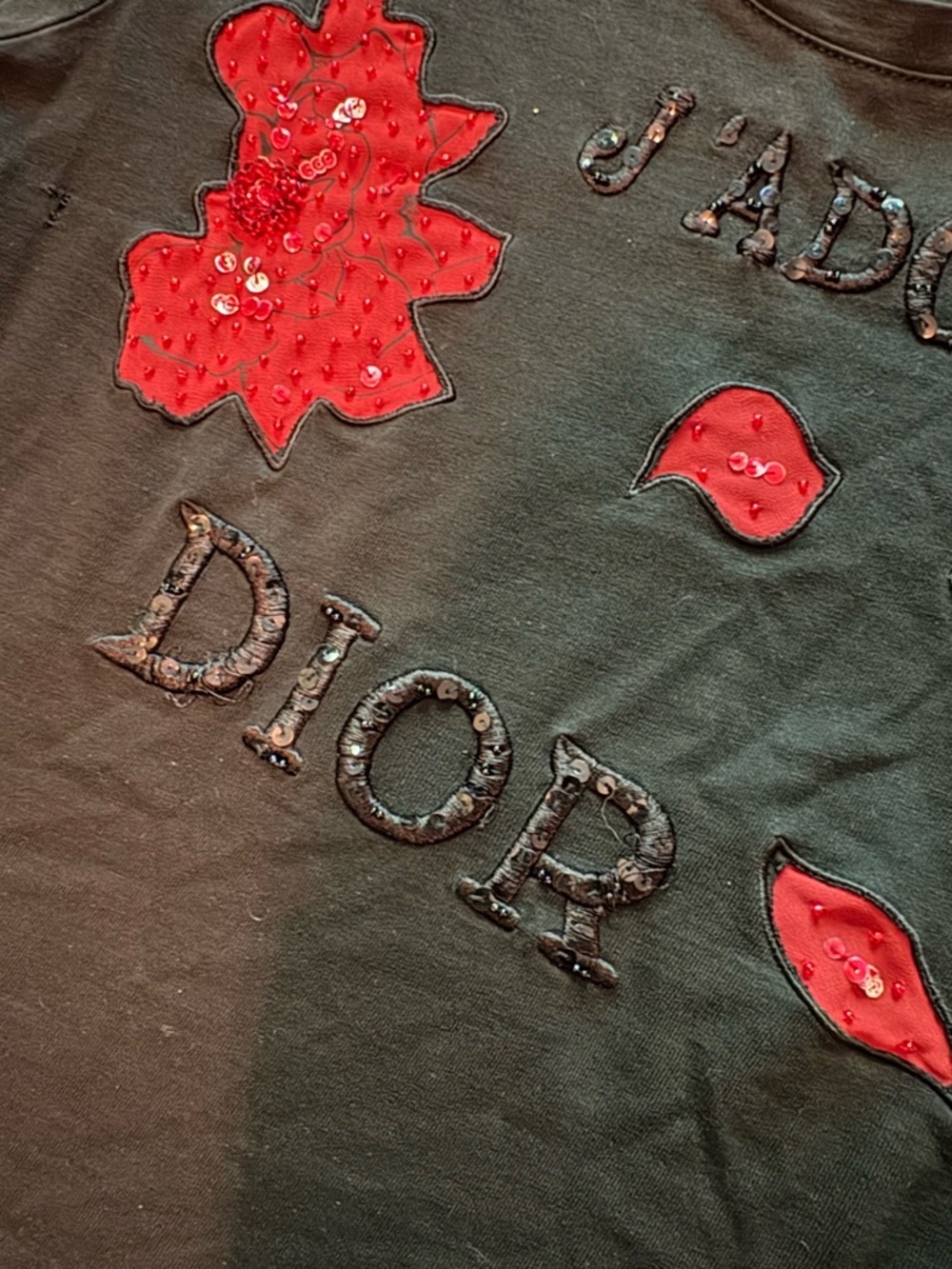 Dior Vintage J’adore Dior Embroidered Tee - Picture 4 of 7